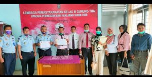 Teken MoU, Posbakumadin Paluta Jalin Kerjasama Dengan Lapas Gunungtua