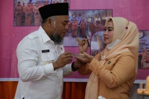 Bupati Lab. Batu H. Andi Suhaimi Dalimunte, ST., MT., Hadiri HUT Darma Wanita Persatuan (DWP) Yang Ke-21