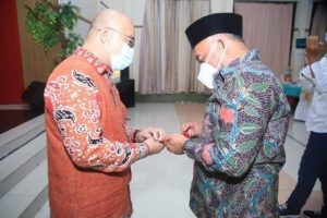 Bupati H. Andi Suhaimi Hadiri Acara Pisah Sambut Kepala PN Rantauprapat Di Hotel Permata Land