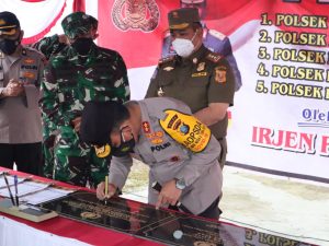 Kapolda Sumut Resmikan Pembentukan 5 Polsek Baru Di Jajaran Polda Sumut.