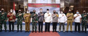 Kapoldasu, Wagubsu dan Pangdam I/BB Rapat Koordinasi Pengamanan Idul Fitri