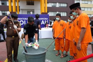 Polda Riau Berhasil Ungkap Tiga Jaringan Narkoba, Sabu 24,5 Kg Berhasil Diamankan