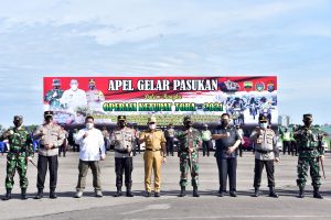 Polda Sumut, Kodam I/BB, dan Pemprovsu Apel Gelar Pasukan Operasi Ketupat Toba 2021, Pengamanan Idul Fitri Kedepankan Prokes