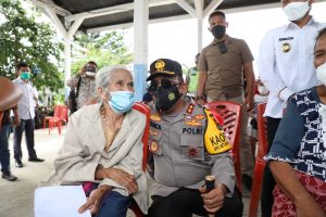 Kapolda Sumut Pastikan Vaksinasi di Kabupaten Toba Sukses