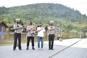 H-3 Jelang Idul Fitri, Kapolres Tapsel Cek Kesiapan Obyek Wisata Syakirah di Aek Sabaon