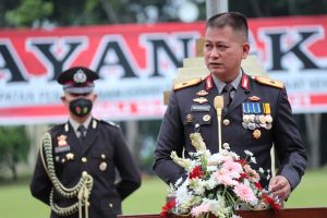 Syukuran Hari Bhayangkara ke-75 Disetukpa Lemdiklat Polri, Dilaksanakan Dengan Sederhana Dan Patuhi Protokol Kesehatan