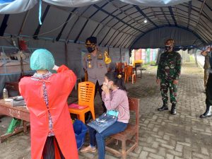 Irwasda Polda Sumut Meninjau Pos Penyekatan PPKM Darurat