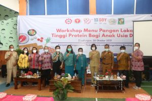 Buka Kegiatan Workshop Menu Pangan Lokal Tinggi Protein Bagi Anak Usia Dini,  Ketua TP PKK Simalungun: “Asupan gizi yang sehat tidak perlu mahal”