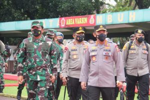 Kapolri dan Panglima TNI Tinjau Percepatan Vaksinasi Di Sumut