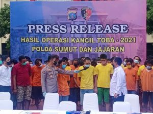 Operasi Kancil Toba 2021 Polda Sumut dan jajaran Amankan 87 sepeda motor dan 4 mobil