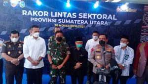Polda Sumut dan Forkopimda Gelar Rakor Lintas Sektoral Ops Lilin Toba 2021