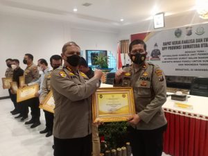 Ketua UPP Sumut tutup Kegiatan Rapat Kerja Anev. UPP Sumut Tahun 2021