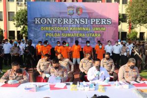 Polda Sumut dan Team Gabungan Dari Beberapa Polres Penyangga Tangkap 63 Pelaku Begal, 5 Ditembak