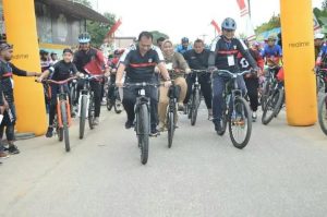 Bupati Labuhanbatu Gowes Bersama Pemetang Seleng Bicycle’s Club (PSBC)