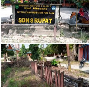 Kepala SDN-8 Rupat Berharap Pagar Batas Lingkungan Sekolahnya Dibangun Pemerintah,Kawatir Terjadi Jatuh Siswa Pada Tutrap Beton 
