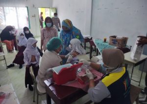 Polsek Medan Timur Gelar Vaksinasi Anak Tahap II