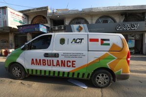 AMBULANCE DARI MASYARAKAT LABUHANBATU UTARA DAN PEMERINTAH KABUPATEN LABUHANBATU UTARA PROVINSI SUMATERA UTARA SIAP BEROPERASI DI GAZA PALESTINA ! 
