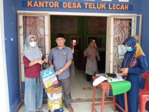 KADES TELUK LECAH, ALI NASIKIN,S.Pd, SALURKAN SEMBAKO PASAR MURAH 70 KK,PELAKSANAAN PEMKAB BENGKALIS TH 2022