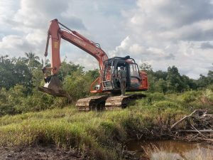 Normalisasi Sei.Rampang Kel.Tanjung Kapal Mulai Dilakukan,Masyarakat Sri Rupat Ucapkan Terimaksih Kepada Pemprov.Riau – Dinas PUPR Perkimtan Bidang Sumber Daya Air