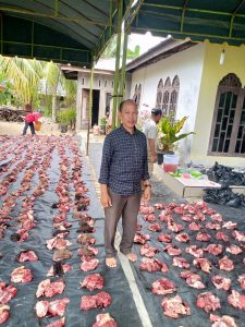 Geuchik Timbang langsa Mengadakan Qurban, 14 ekor sapi dan 3 ekor kambing Dalam memperingati Hari Raya Idul Adha 1443 Hijriah, di Gampong Timbang langsa.