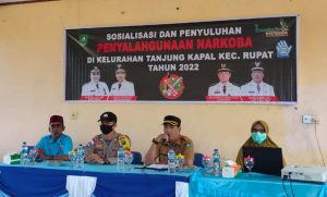 SOSIALISASI PENYULUHAN dan PENYALAHGUNAAN NARKOBA BAGI PELAJAR DAN PEMUDA TANJUNG KAPAL RUPAT BENGKALIS THN 2022