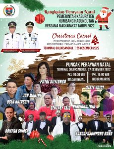 27 Desember Natal Bersama Masyarakat Humbahas Dihibur Artis Asal Humbang Hasundutan