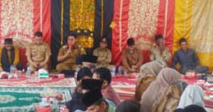 Jemput aspirasi Masyarakat , Wabup Richi Aprian Dialog Dengan Masyarakat Nagari Padang Laweh.