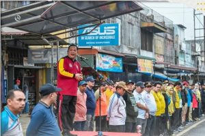 Tegakkan Perda, Walikota Sidempuan Gelar Apel Bersama Guna Kembalikan Fungsi Jalan dan Trotoar