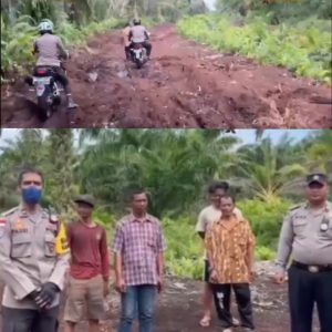 Patroli Polisi Cegah Karhutla Wilayah Rawan Api, Rupat Sekitar Petani dan Beri Himbauan    