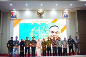 Ketua DPRD Kabupaten Dharmasraya Hadiri Kegiatan Pisah Sambut Kajari Dharmasraya 