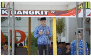 BUPATI  KABUPATEN ROKAN HILIR PERINGATI HARKITNAS.* SAMPAIKAN AMANAT MENTERI KOMINFO*.