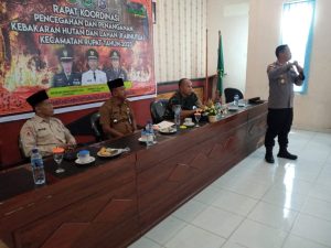 Forkopimcam Rupat Gelar Rakor, Lakukan Kesiap-Siagaan Langkah Strategis Cegah Karhutla