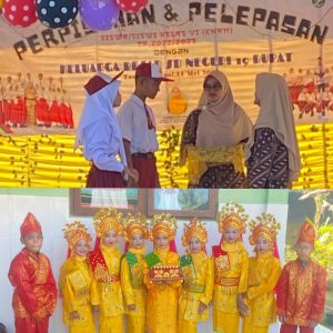 Acara Pelepasan Perpisahan murid Kls VI  Dengan Keluarga Besar SDN 19 Rupat dan Pengembalian  Kepada Orang Tua Anak Berjalan Lancar. * 6 Pokok  Komitmen Bersama Di Deklarasikan