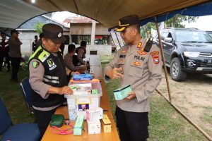 Beri Pelayanan Terbaik, Polres Tapsel Sediakan Posko Kesehatan di Perayaan Waisak