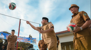 Wakil Walikota Padang Sidempuan Ir. Arwin Siregar, MM Secara Resmi Membuka Kejuaraan Bola Voli Walikota Cup 2023 Tingkat Pelajar