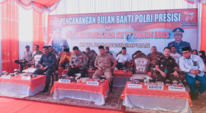 Wakil Wali Kota Padangsidimpuan Arwin Siregar Hadiri Pencanangan Bulan Bakti Polri Presisi dalam Rangka HUT Bhayangkara Ke-77 Tahun 2023