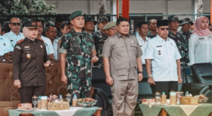Wawako Arwin Hadiri Upacara Pembukaan TMMD ke-117 Tahun 2023 Di wilayah Kodim 0212/TS