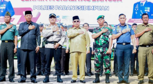 Polres Padangsidimpuan laksanakan apel gelar pasukan operasi patuh toba – 2023