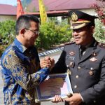 Kapolres Tapteng AKBP Jimmy Christian Samma, SIK Pimpin Upacara Hari Bhayangkara ke -77