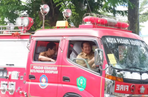Pemerintah Kota Padangsidimpuan Terima Hibah Kendaraan Pemadam Kebakaran Dari Kementerian Dalam Negeri