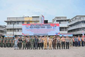 Wako Irsan Hadiri Apel Gelar Pasukan Operasi Zebra Toba Tahun 2023
