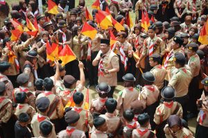 Wali Kota Irsan Efendi Nasution Pimpin Upacara Peringatan Hari Pramuka ke-62 tingkat Kwarcab Kota Padangsidimpuan