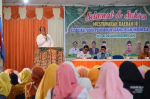 Wali Kota Irsan Efendi Nasution Hadiri Musda AGPAII Kota Padangsidimpuan