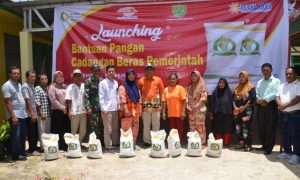 Wali Kota Irsan Efendi Nasution Salurkan Program Bantuan Cadangan Pangan di Tiga Tempat