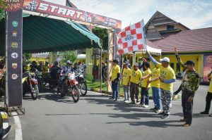 250 Rider Motor Rap Martrail di Lepas Wali Kota Irsan Efendi Nasution