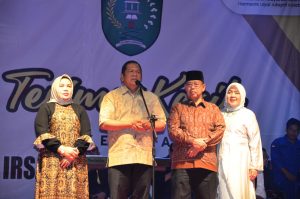 Warga Kota Padangsidimpuan Memadati Stadion HM Nurdin di Acara Pelepasan Wali Kota dan Wakil Wali Kota