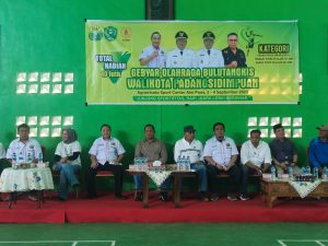 Gebyar Olahraga Bulu Tangkis di Buka Oleh Wali Kota Irsan Efendi Nasution