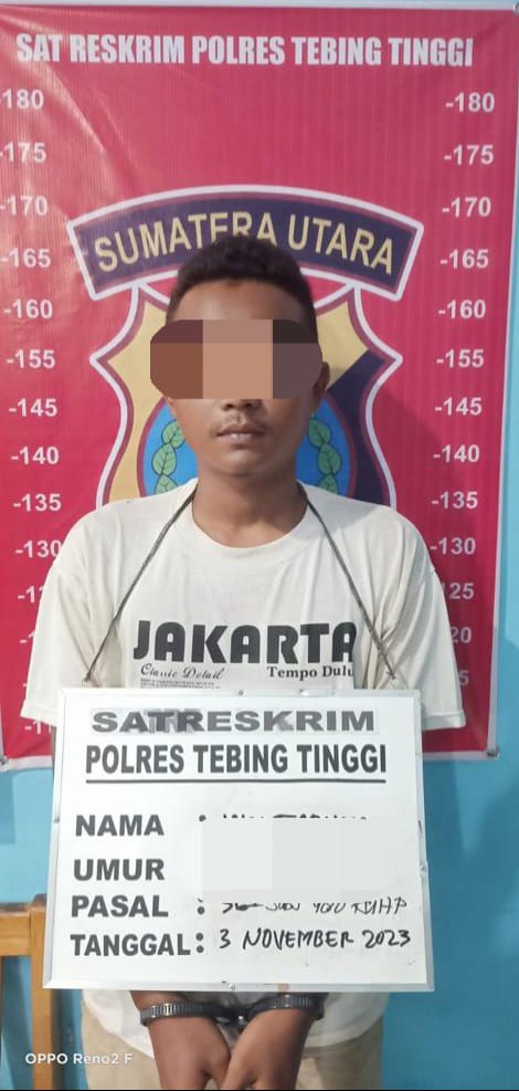 Sat Reskrim Polres Tebing Tinggi Tangkap DPO Kasus Pencurian