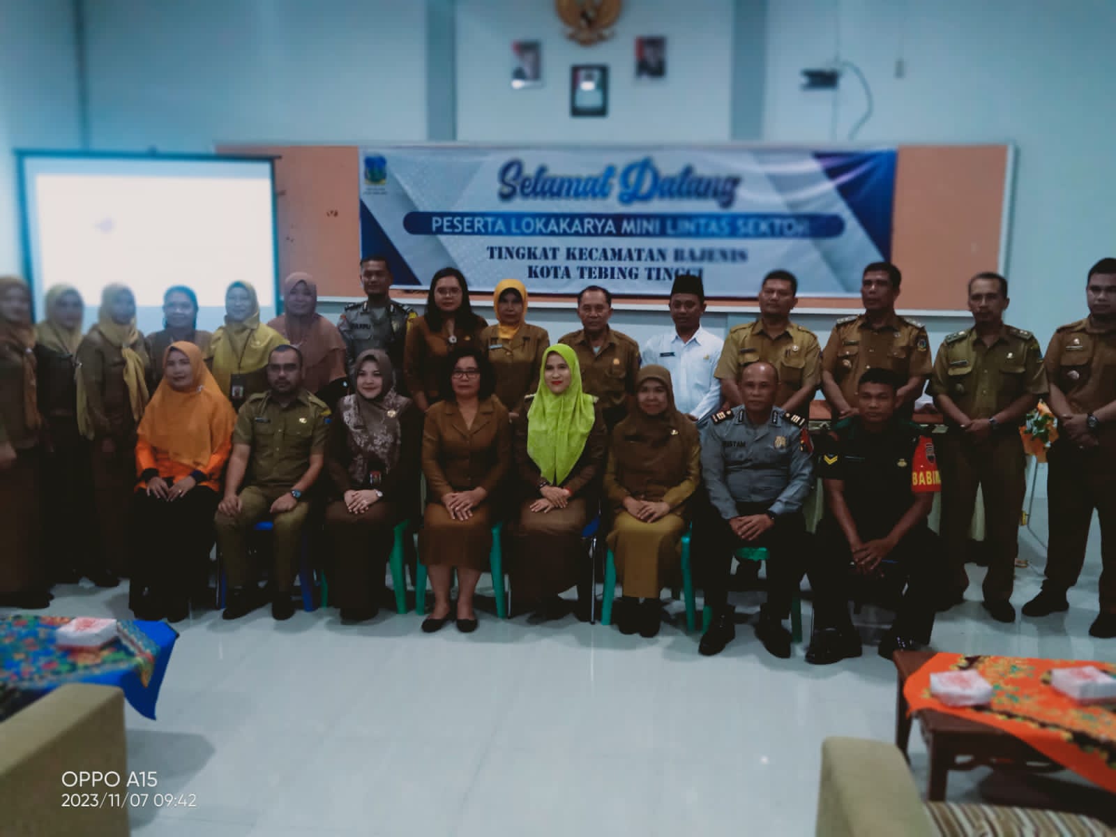 Kapolsek Rambutan Hadiri Lokakarya Mini Lintas Sektoral