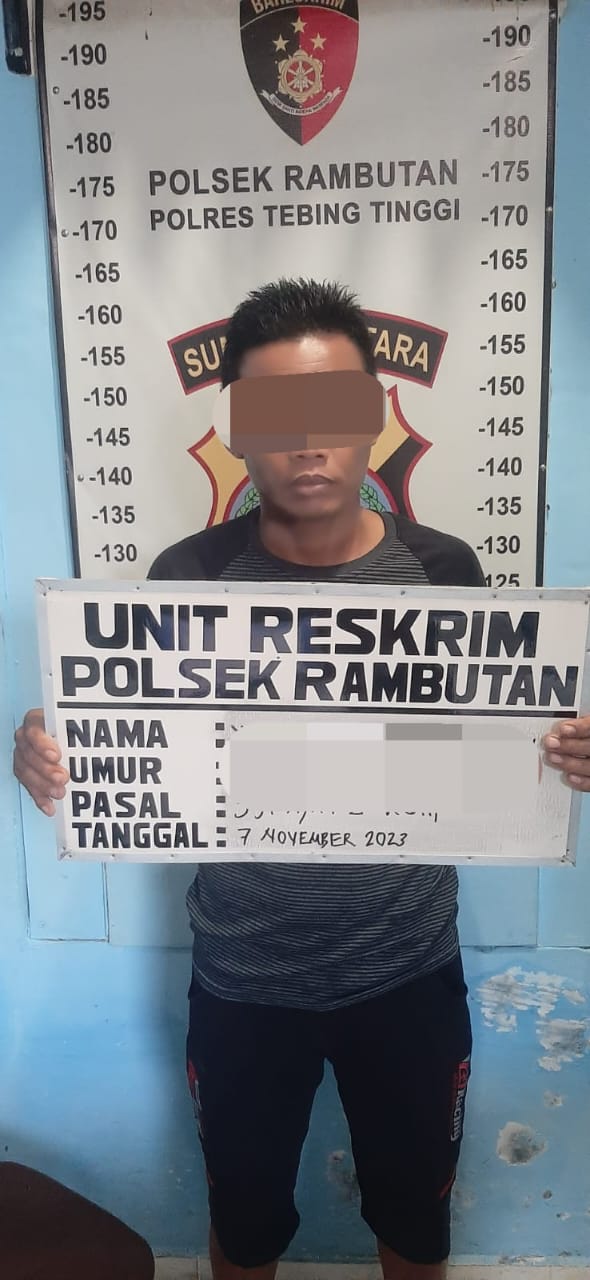 Sempat Kabur, Pelaku Pembacokan Akhirnya Ditangkap Tim Opsnal Polres Tebing Tinggi